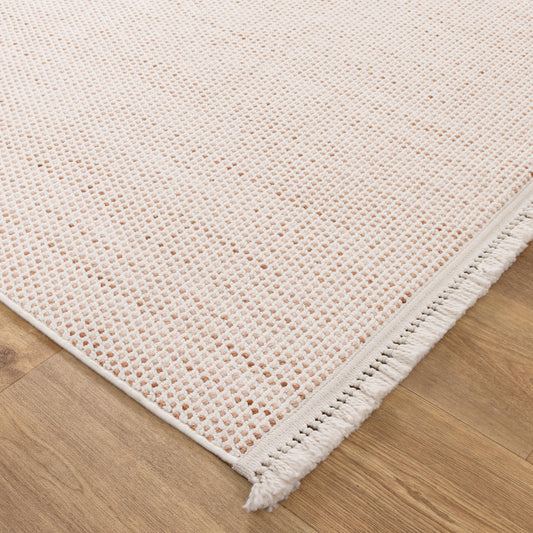 Berno Ivory Pink Loop Rug - B003
