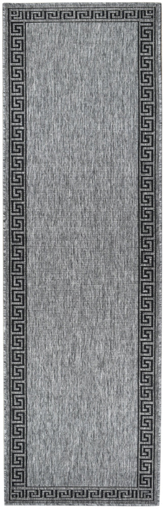 Alaska Grey Black Rug 7781-DM9E Runner