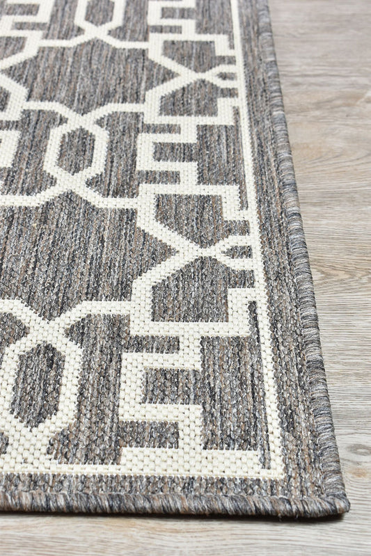 Alaska Brown Cream Rug 208-W71E