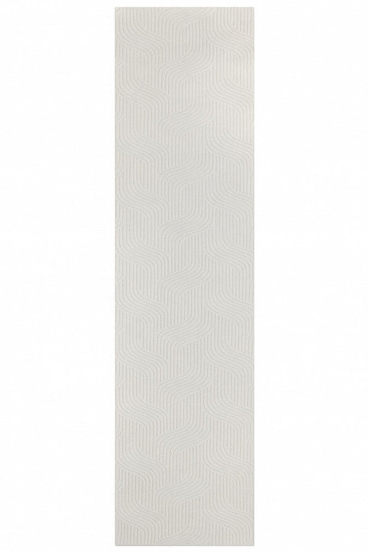 Ontario Ivory Velvet Runner