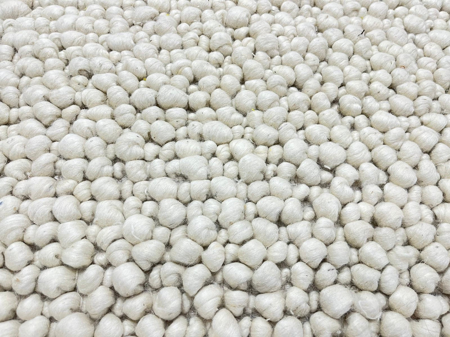 Fish Eye Ivory Pure Wool Rug