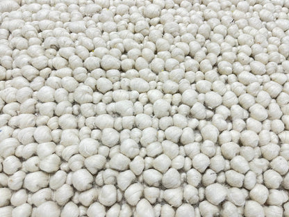 Fish Eye Ivory Pure Wool Rug