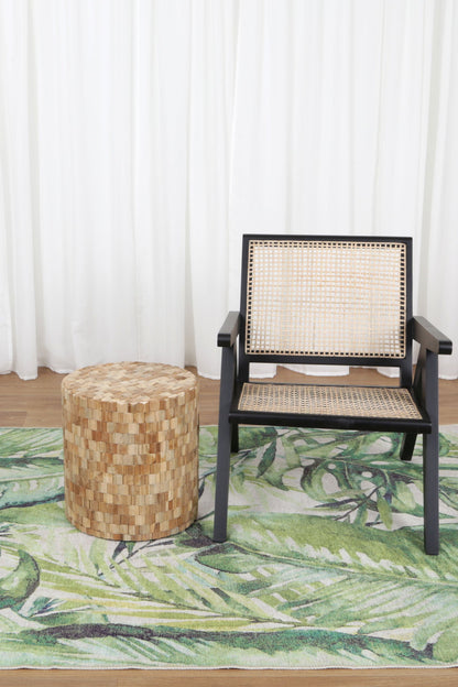 Wild Borneo Green Washable Rug - VITAL 1090-00