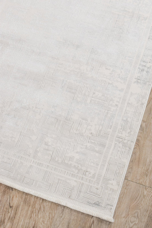 Eden 30279A Dark Grey Cream Runner