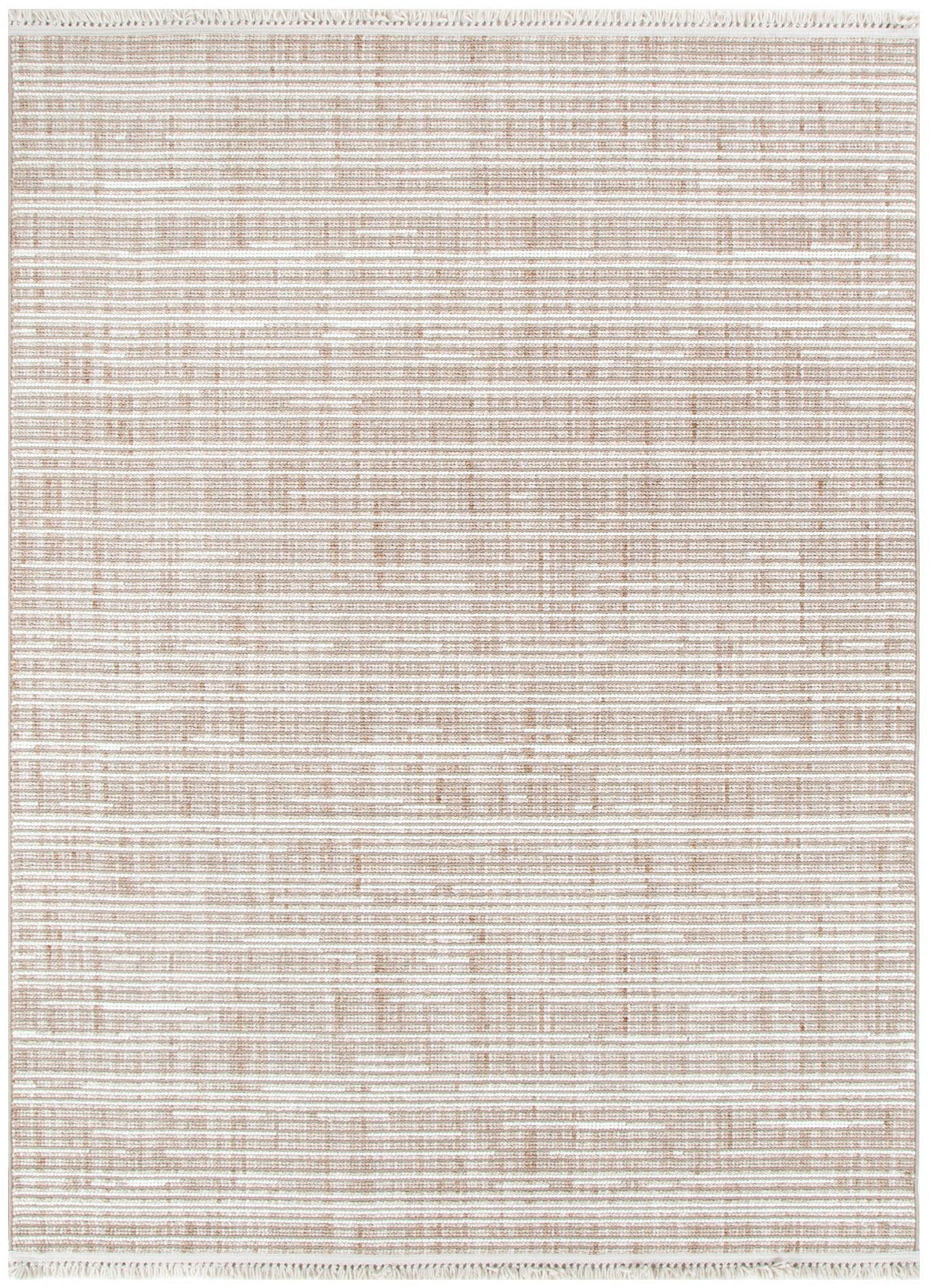 Berno Beige Ivory Loop Lines Rug - B007