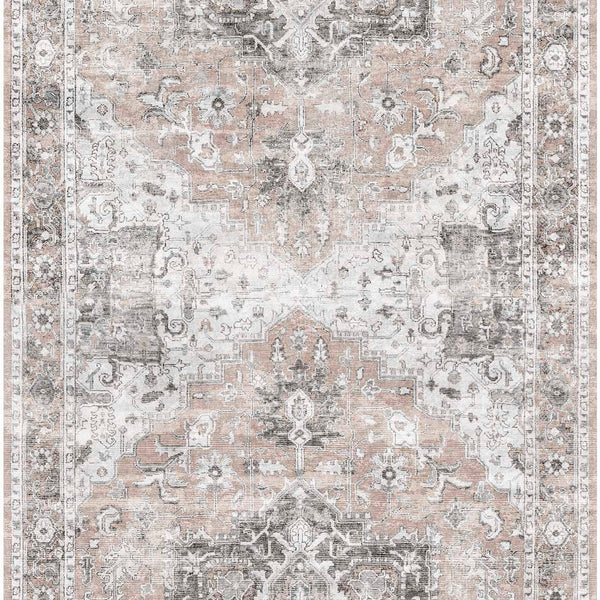Distressed Vintage Cezanne Blush Area Runner - VITAL 3082-11