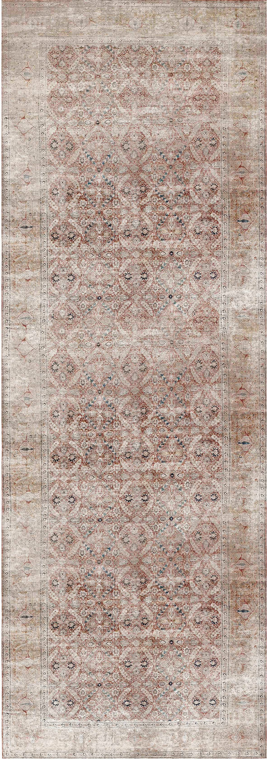 Distressed Vintage Levent Runner Rug - VITAL 3211-00