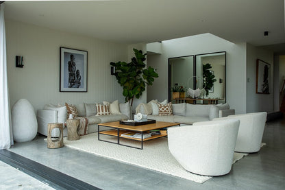 Fish Eye Ivory Pure Wool Rug