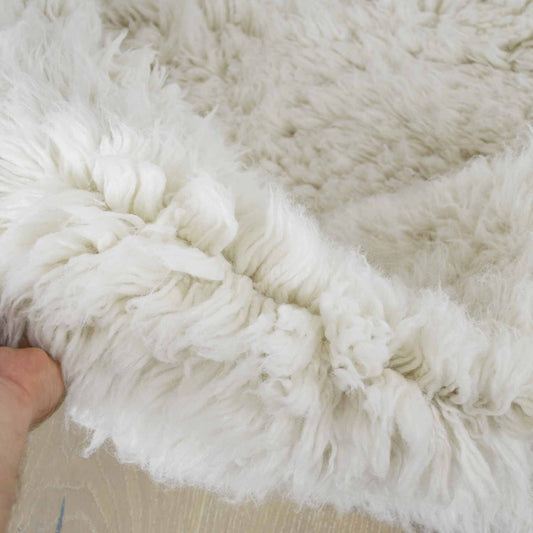 FLOKATI Pure New Zealand Wool 2000 GSM IVORY