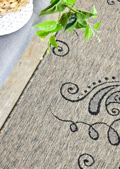 long-island Runner Beige Grey Rug 2902-J48H