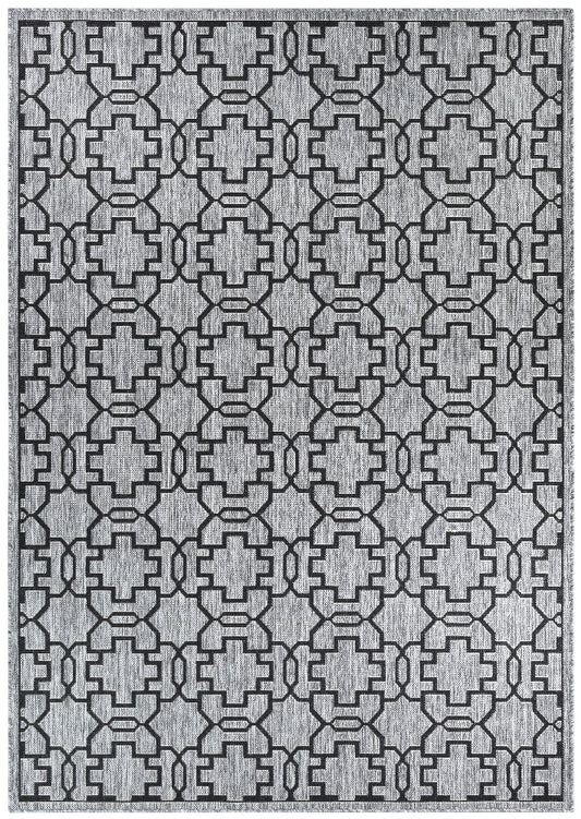 Alaska Grey Black Rug 208-DM9E