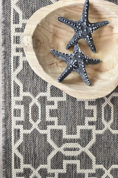 Alaska Brown Cream Rug 208-W71E