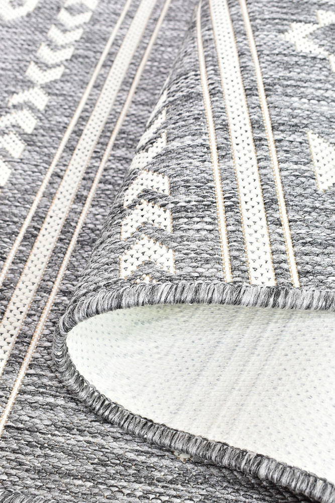 Alaska Grey Cream Rug 3333-GU6E