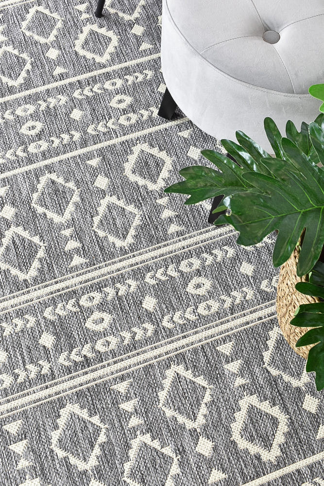 Alaska Grey Cream Rug 3333-GU6E