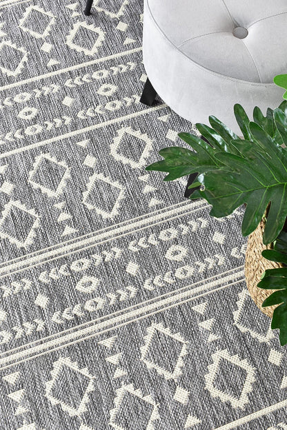 Alaska Grey Cream Rug 3333-GU6E