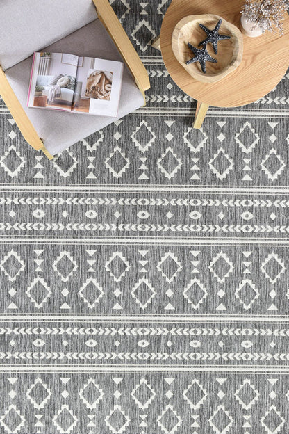 Alaska Grey Cream Rug 3333-GU6E