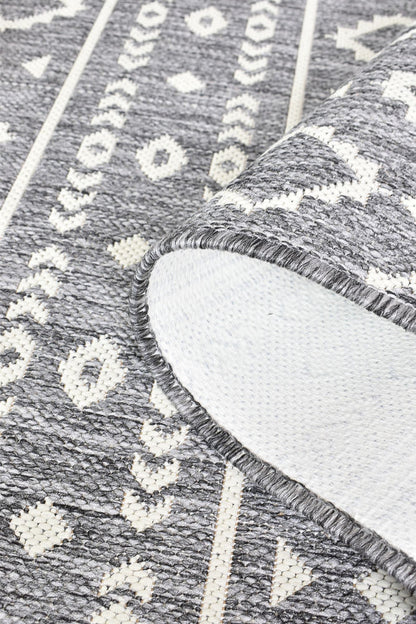 Alaska Grey Cream Rug 3333-GU6E