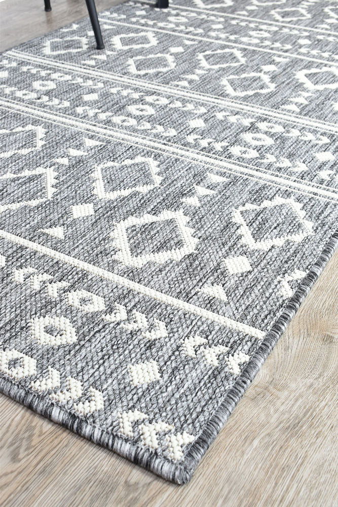 Alaska Grey Cream Rug 3333-GU6E
