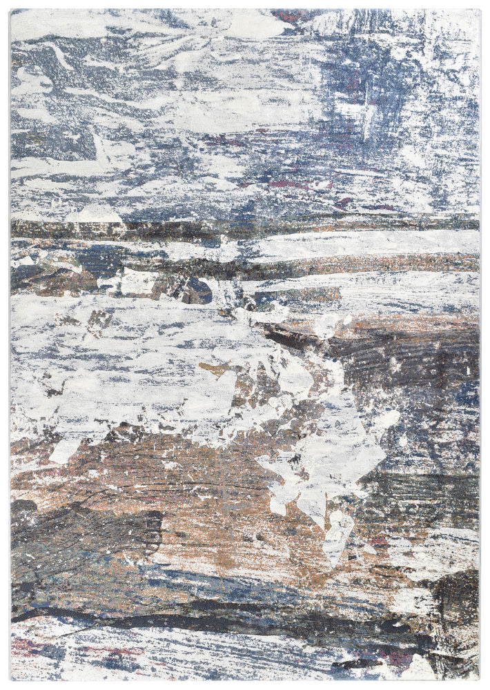Garcia River Rock floor rug