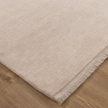 Lamia Beige Hand-Knotted Wool Rug