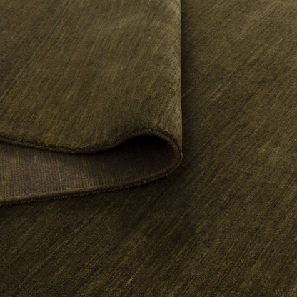 Lamia Green Hand-Knotted Wool Rug