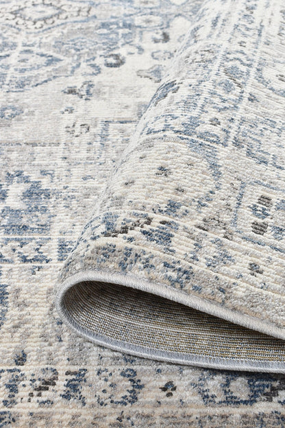 Medina Blue L.Grey Rug 0320C