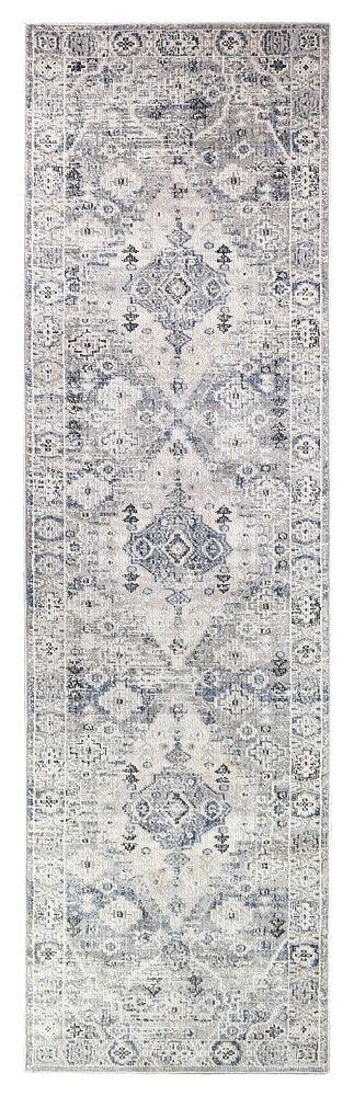 Medina Blue L.Grey Rug 0320C