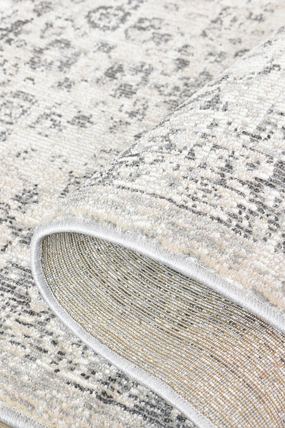 Medina Grey Runner Rug 0321B
