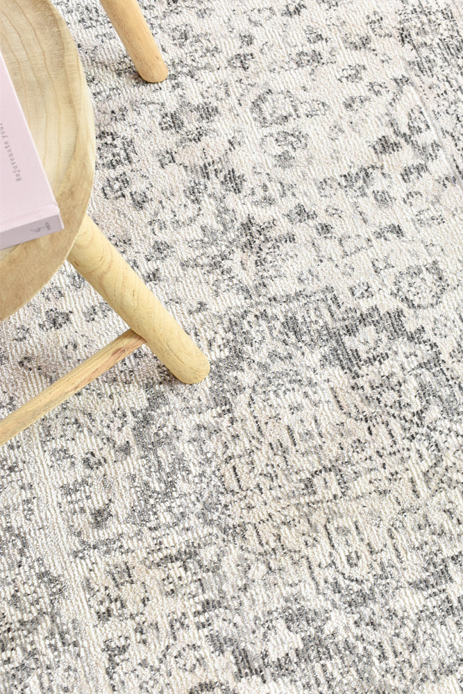 Medina Grey Runner Rug 0321B