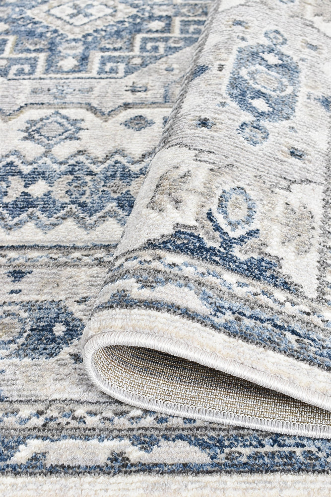 Medina Cream Blue Rug A161A