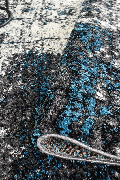 Dahlia 651 White Turquoise Rug