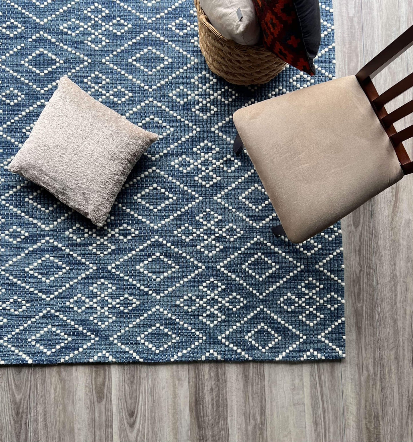 Mozaik Blue Rug