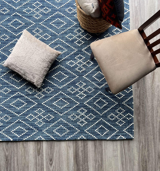 Mozaik Blue Rug