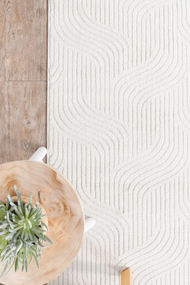 Ontario Ivory Velvet Runner