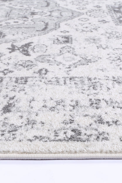 Provence Trellis Cream & Light Grey Rug - PROV10