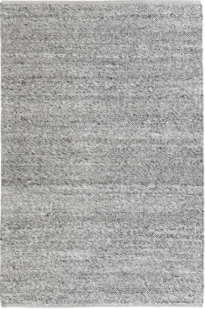 Essence Minimal Wool Weave Grey Rug
