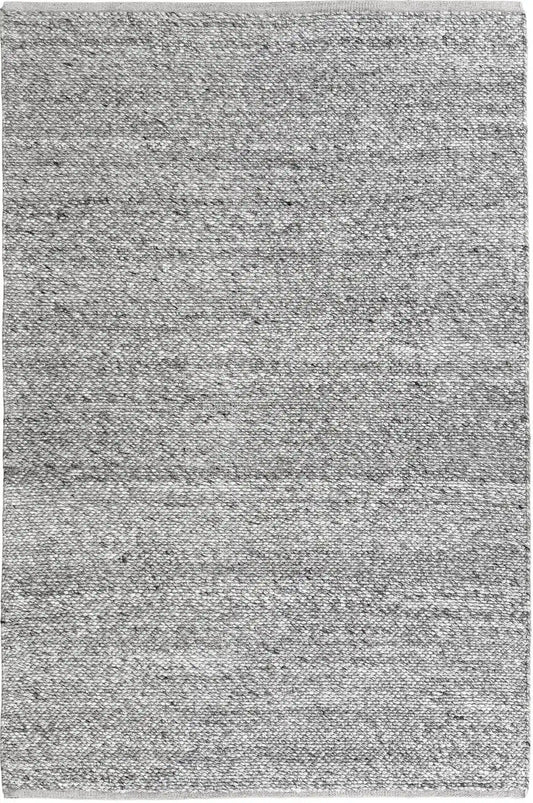 Essence Minimal Wool Weave Grey Rug