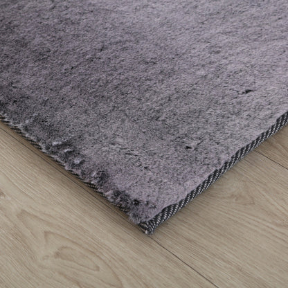 Faux Fur Grey Rug